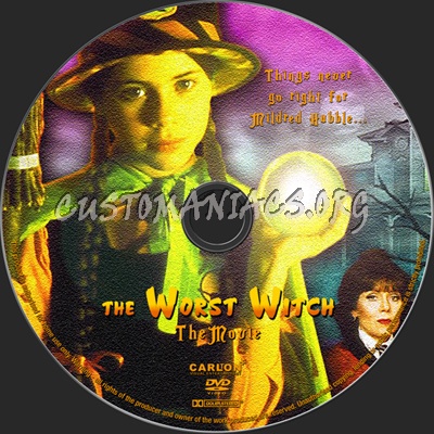 felicity jones worst witch. The Worst Witch dvd label