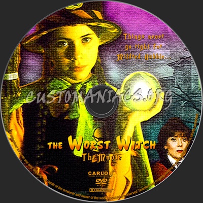 felicity jones worst witch. The Worst Witch dvd label