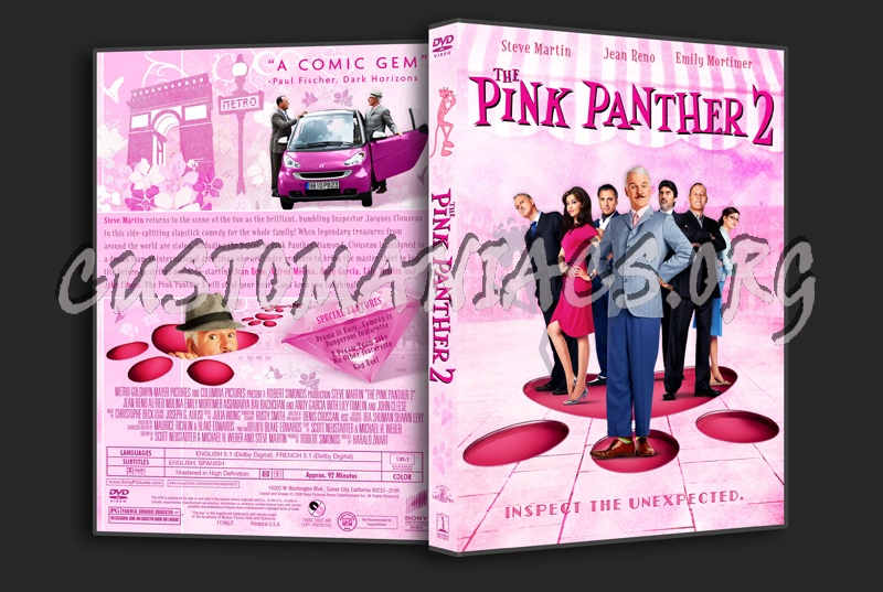 The Pink Panther 2 dvd cover. The "Customaniacs.org" WATERMARK wil only be shown in the low-resolution preview and not in the high-resolution download!