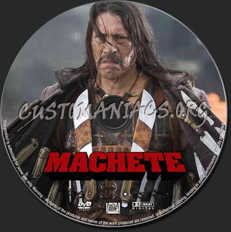 Machete dvd label