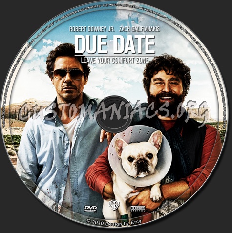 Due Date dvd label