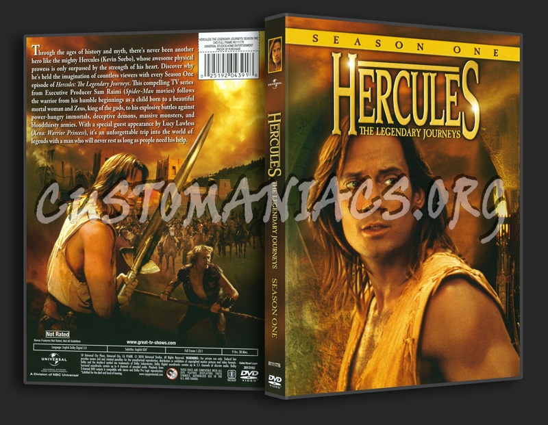 Hercules The Legendary Journeys Season 1 Dvd Cover Dvd Covers And Labels By Customaniacs Id