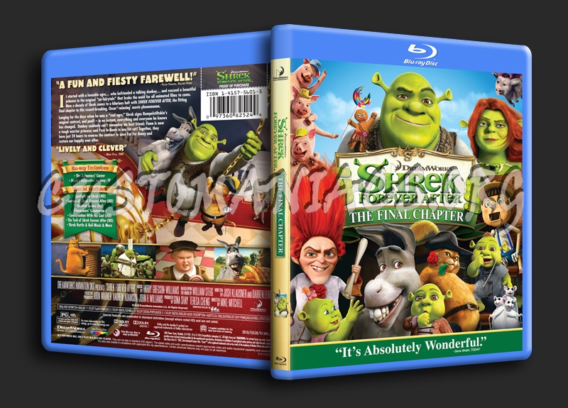 Shrek Forever After Blu Ray Cover Dvd Covers And Labels By Customaniacs Id 123547 Free 5042