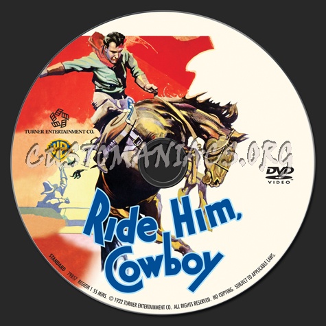 Ride Him, Cowboy dvd label - DVD Covers & Labels by Customaniacs, id