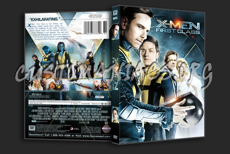 X Men First Class Dvd Cover Dvd Covers And Labels By