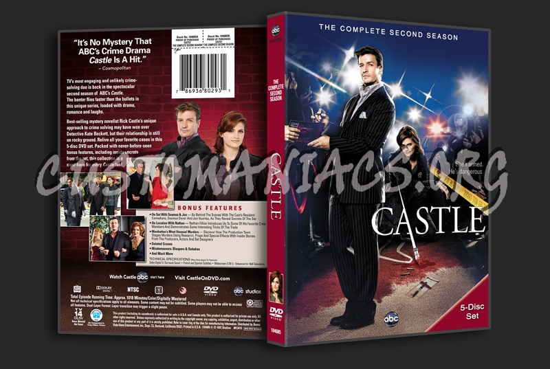 Castle Season 2 Dvd Cover Dvd Covers And Labels By Customaniacs Id 165494 Free Download 4833