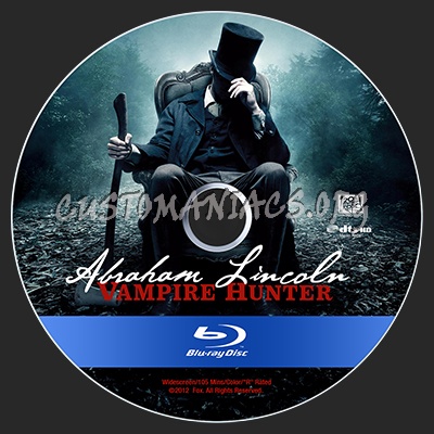 400 x 400 · 71 kB · jpeg, Abraham Lincoln: Vampire Hunter blu-ray label