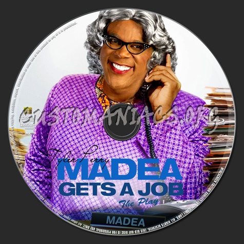 tyler perry s madea get s a job the play blu ray label