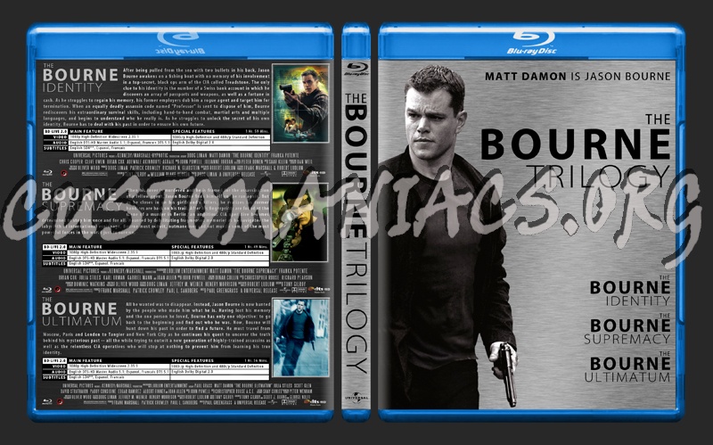 The Bourne Trilogy blu ray unboxing - YouTube