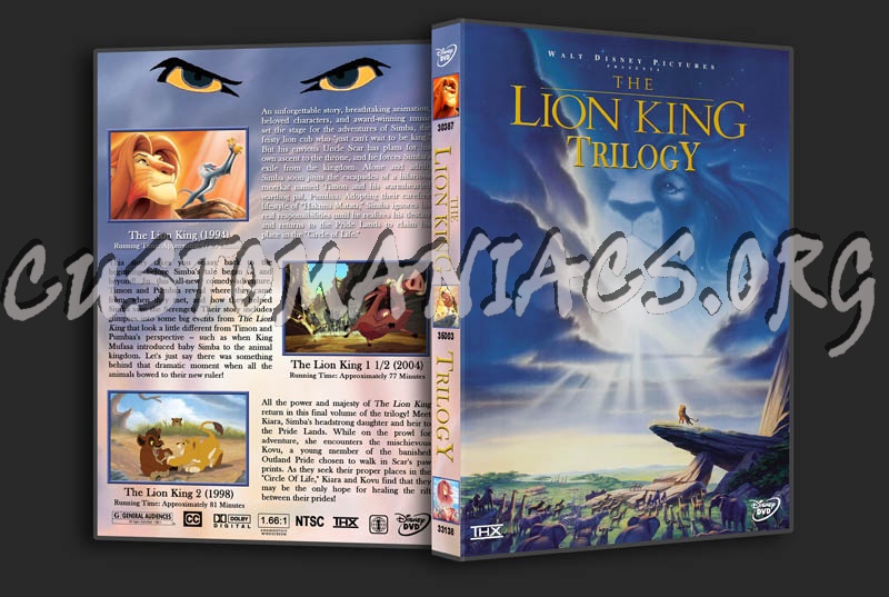 Lion king trilogy unboxing DVD - YouTube