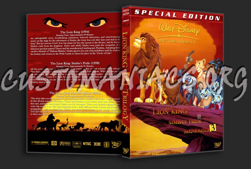 the lion king trilogy dvd eBay