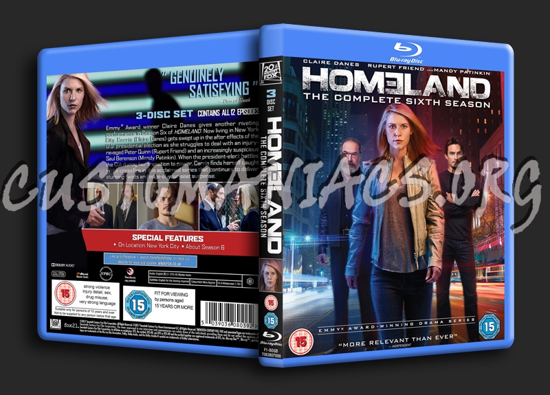 Amazoncom: Homeland: Season 6 Blu-ray: Claire Danes