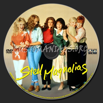 Steel Magnolias dvd label