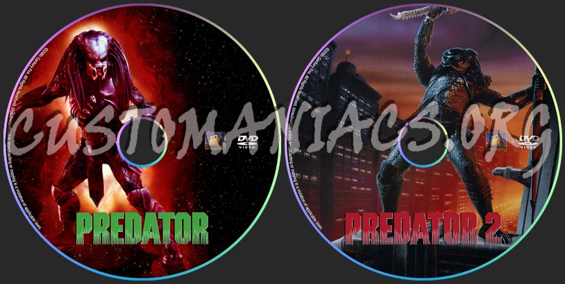 Predator Collection dvd label