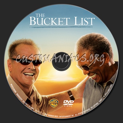 The Bucket List dvd label