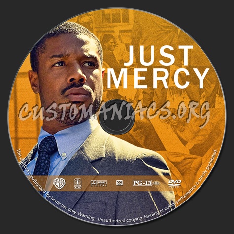 Just Mercy dvd label