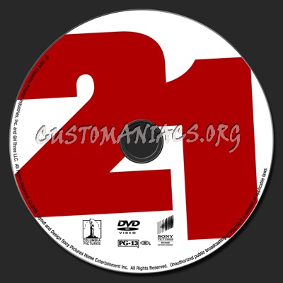 21 dvd label