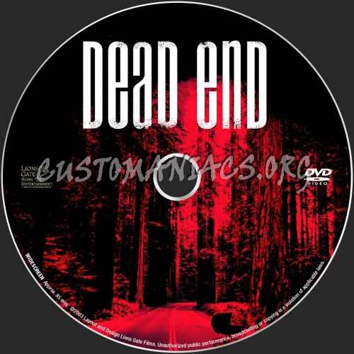 Dead End dvd label