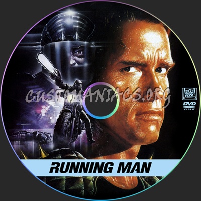 The Running Man dvd label