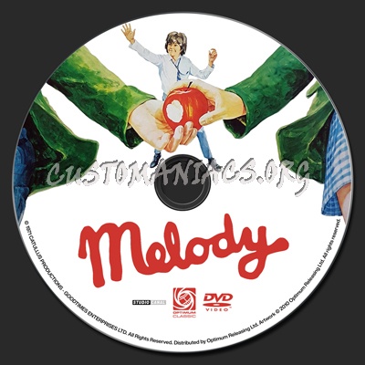 Melody dvd label