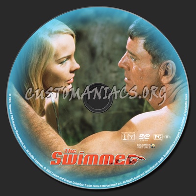 The Swimmer dvd label