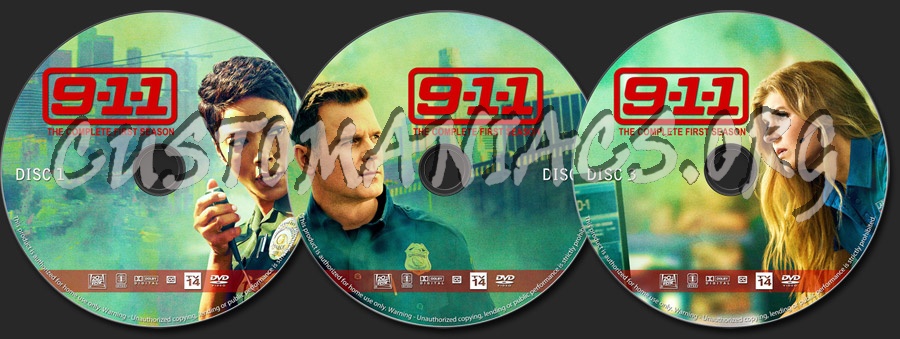 9-1-1 - Season 1 dvd label