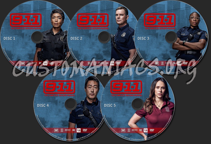 9-1-1 - Season 2 dvd label