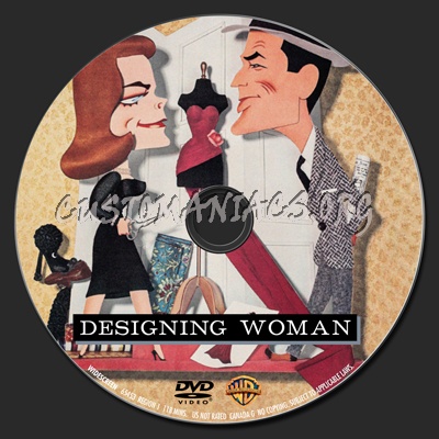 Designing Woman dvd label