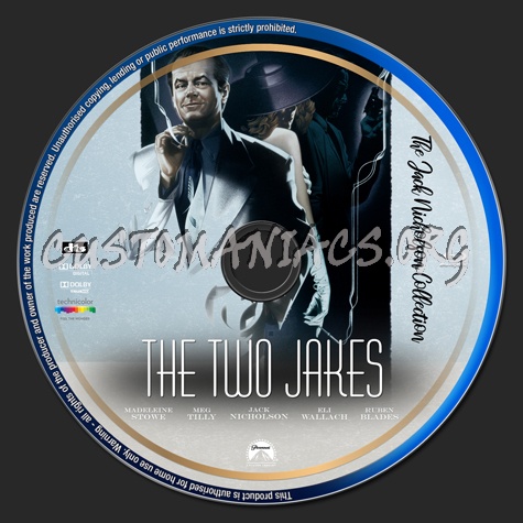 The Two Jakes (1990) blu-ray label