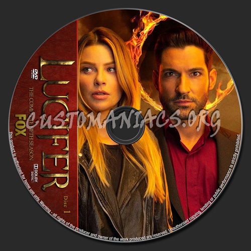 Lucifer Season 5 Dvd Label Dvd Covers Labels By Customaniacs Id 265281 Free Download Highres Dvd Label