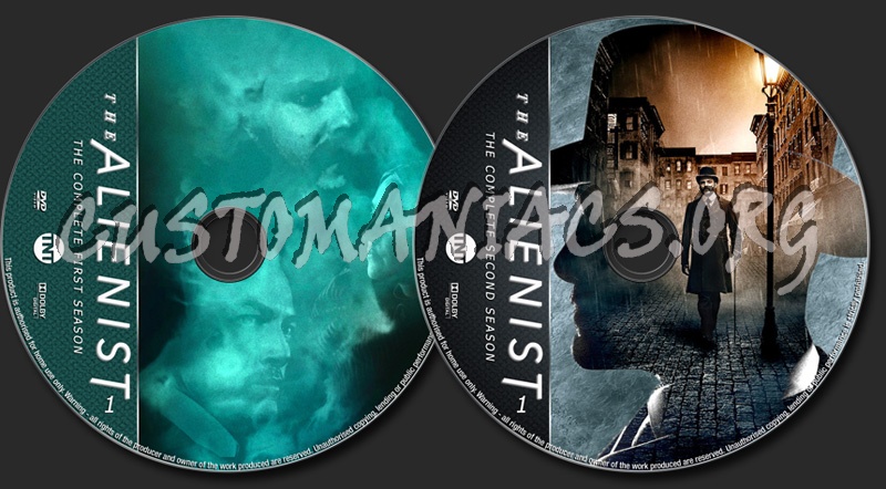 The Alienist Seasons 1-2 dvd label