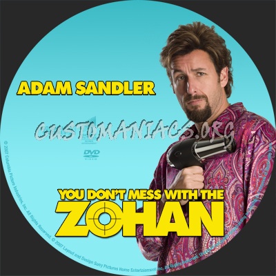 You Don't Mess With The Zohan dvd label