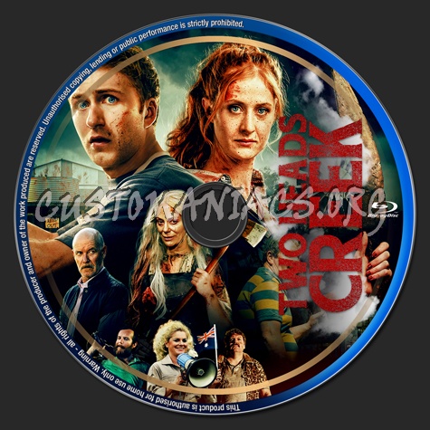 Two Heads Creek (2020) blu-ray label