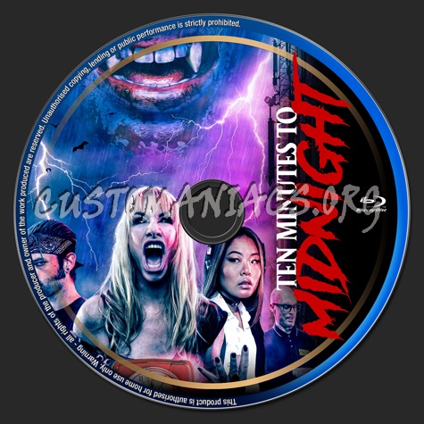 Ten Minutes To Midnight (2020) blu-ray label