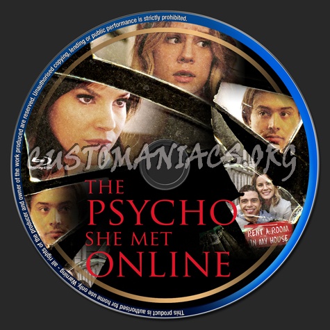 The Psycho She Met Online (2017) blu-ray label