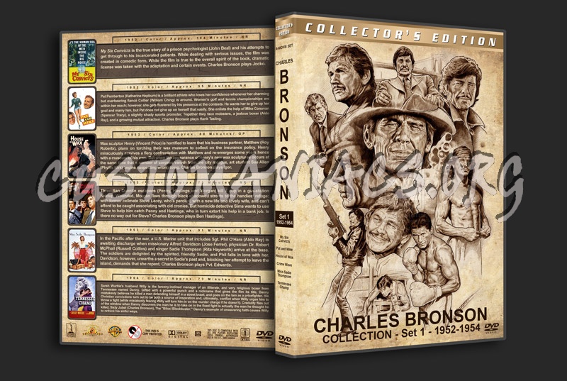 Charles Bronson Filmography - Set 1 (1952-1954) dvd cover