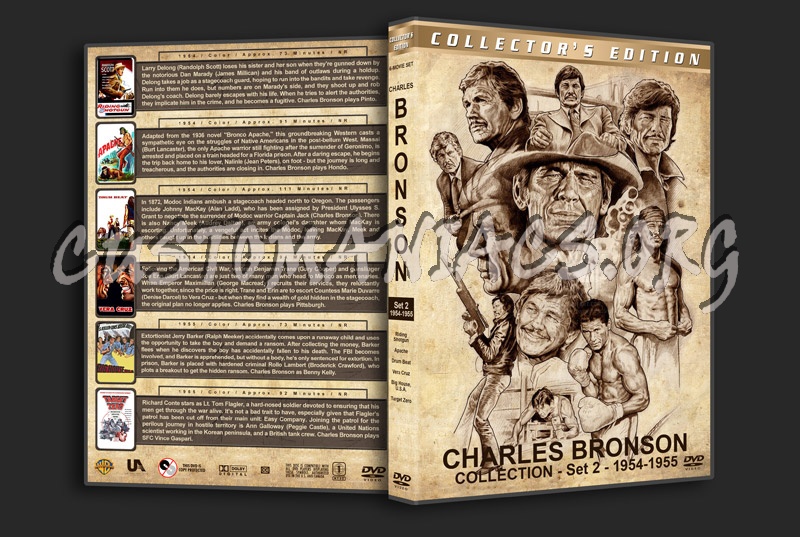 Charles Bronson Filmography - Set 2 (1954-1955) dvd cover