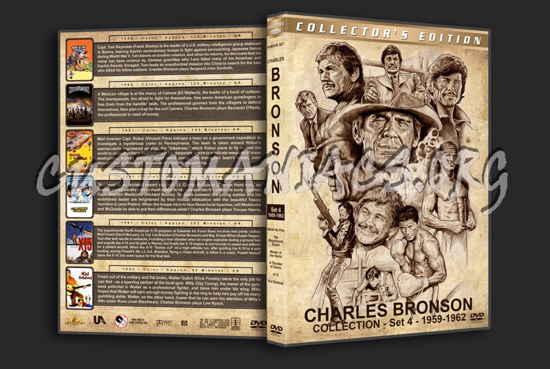 Charles Bronson Filmography - Set 4 (1959-1962) dvd cover