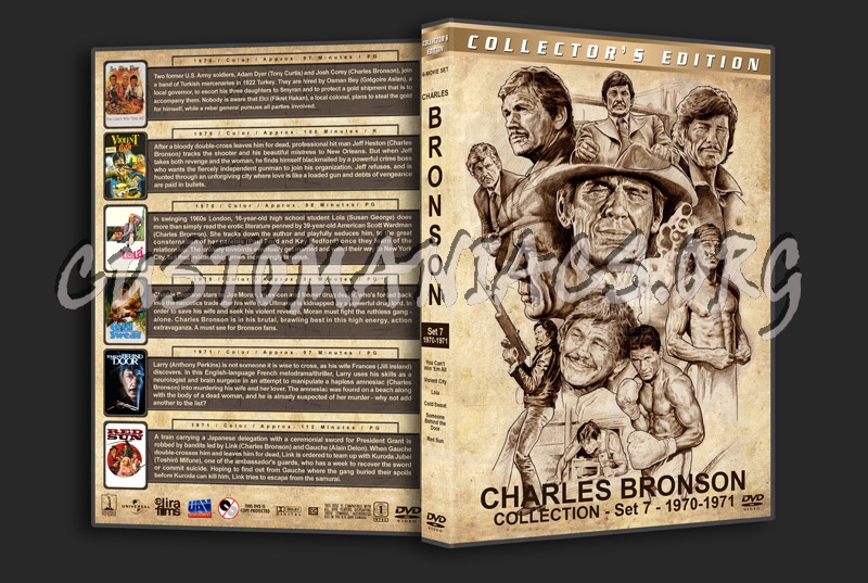 Charles Bronson Filmography - Set 7 (1970-1971) dvd cover