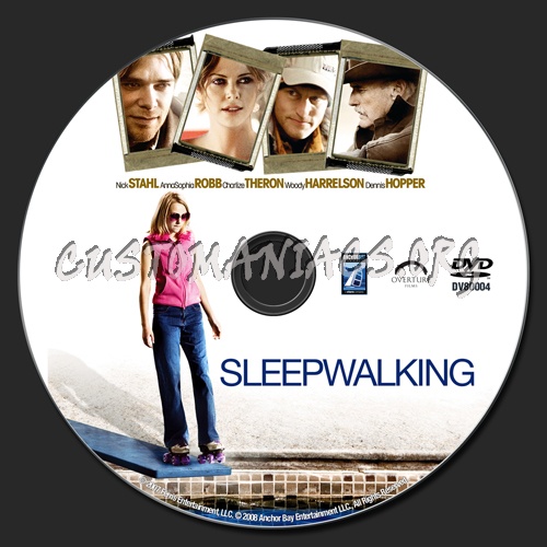 Sleepwalking dvd label