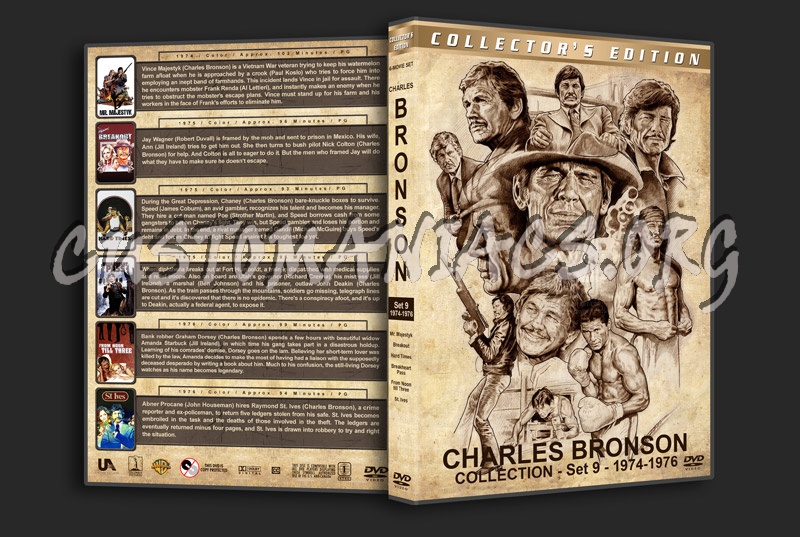 Charles Bronson Filmography - Set 9 (1974-1976) dvd cover