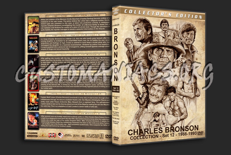 Charles Bronson Filmography - Set 12 (1988-1993) dvd cover