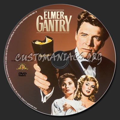 Elmer Gantry dvd label