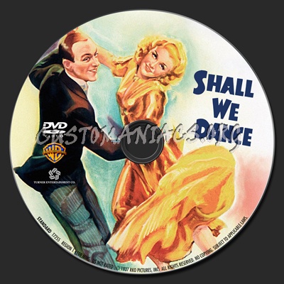 Shall We Dance (1937) dvd label