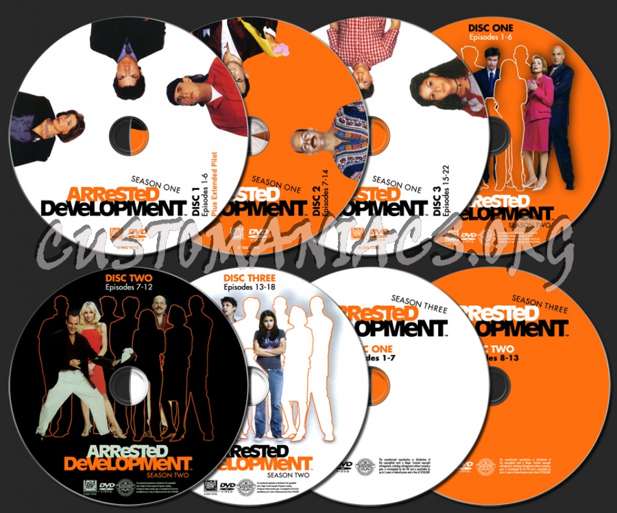 Arrested Development Complete Series dvd label