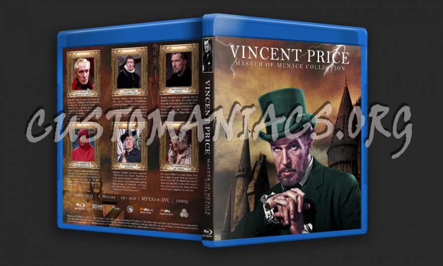 Vincent Price Collection - Master of Menace & Six Gothic Tales blu-ray cover