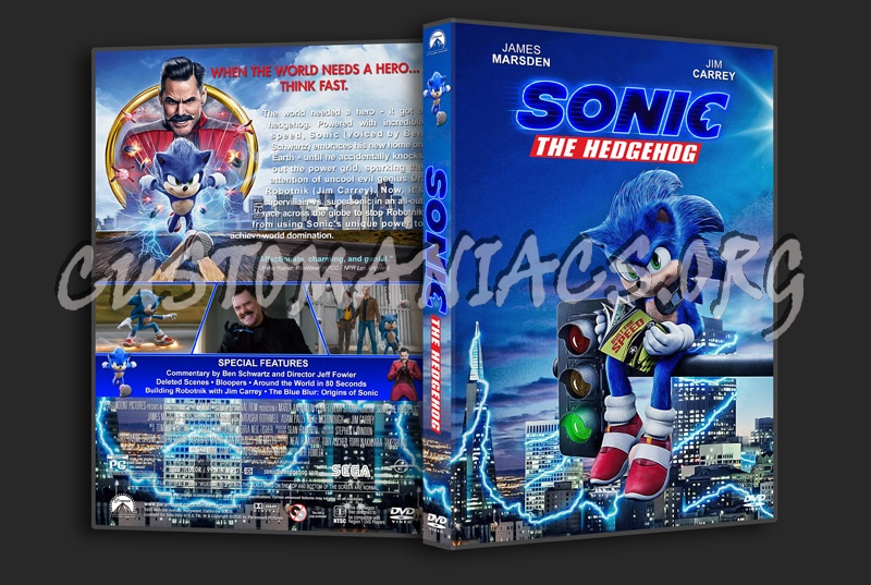 Sonic the Hedgehog dvd cover