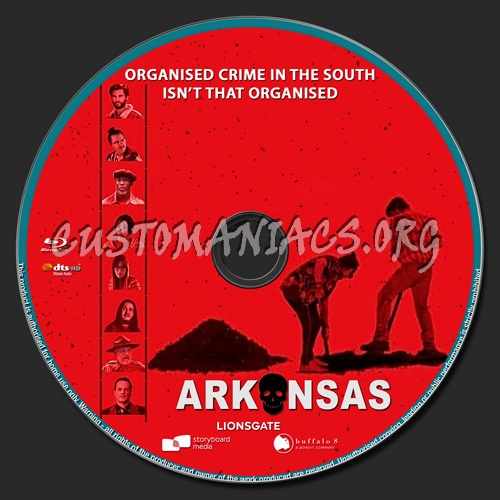 Arkansas blu-ray label