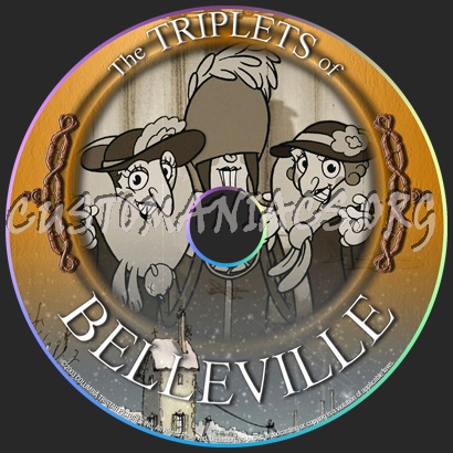 The Triplets of Belleville dvd label