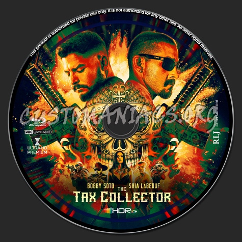 The Tax Collector (2020) 4K blu-ray label